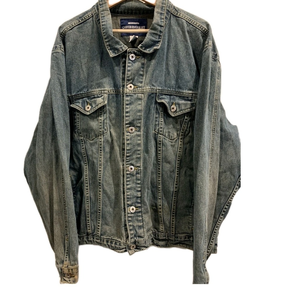 woman's  Canyon blues Denim Jacket‎ Size XL blue